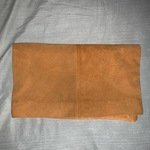 Leather & Suede clutch